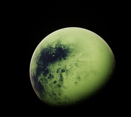 Naklejka premium Planet, space, 3d illustration, 3d rendering