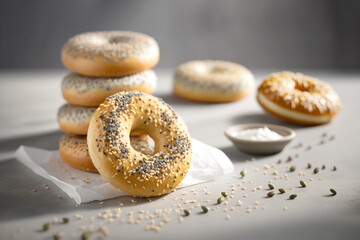 Mouth-Watering Bagel Product Photography