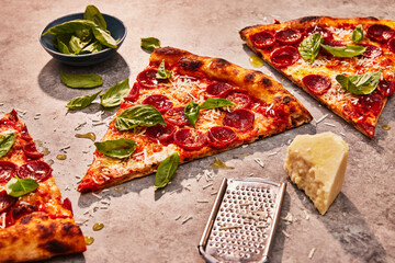 Homemade Pepperoni Pizza