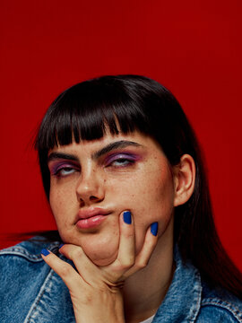 Zombie fashion portrait