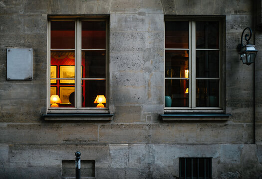 Cosy room seen from the outside