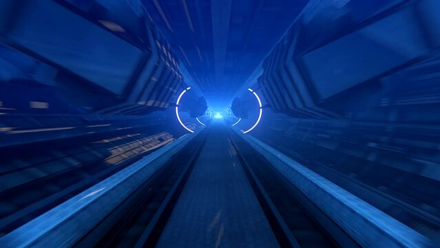 Fast moving spaceship