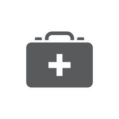 Fototapeta premium first aid box icon design vector template