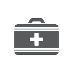 Fototapeta premium first aid box icon design vector template