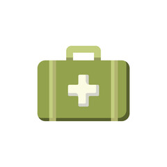 first aid box icon design vector template