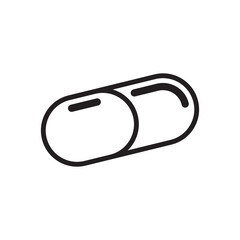 capsule icon design vector template