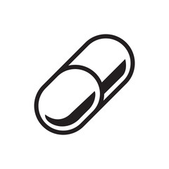 capsule icon design vector template