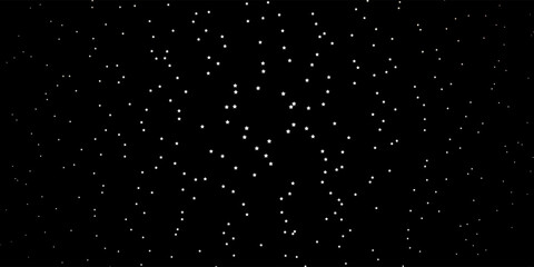 Dark Orange vector texture with beautiful stars.