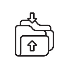 file archive download icon design vector