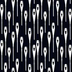 Hand drawn arrows pattern. Paint brush linear ornament. Ethnic backdrop. Tribal motif. Modern wallpaper. Ancient mosaic. Digital paper. Web design. Textile print. Seamless abstract. Vector art