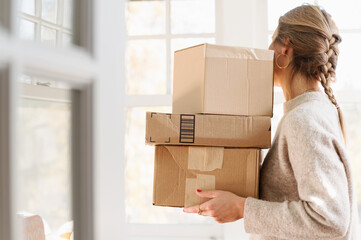 Holding a Stack of Packages