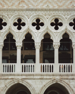 The arches of the Doge's Palace Venice