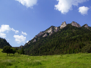mountain landscape with sky