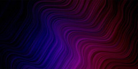 Dark Pink, Blue vector template with curves.
