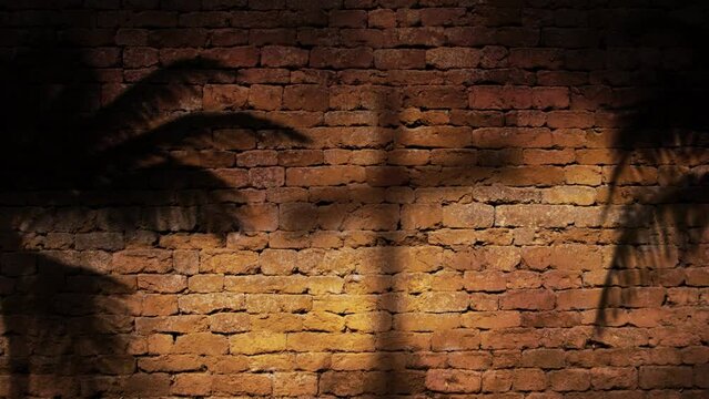 old brick wall With Cross