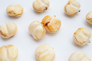 Fototapeta premium Toddy palm on white background.