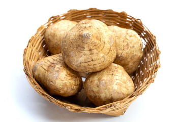 Mexican turnip or jicama or yam bean