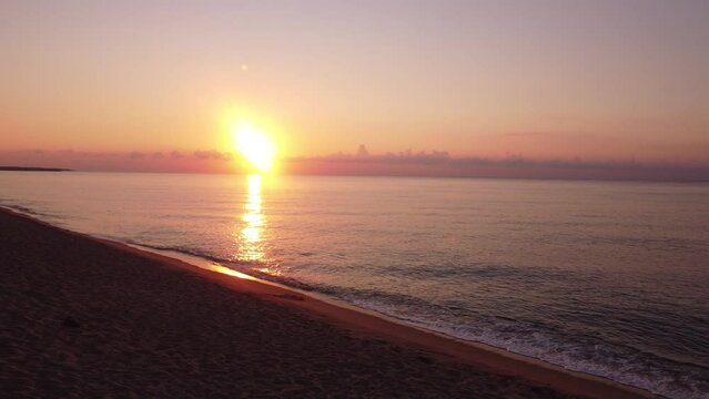 Orosei, Sardegna, Italy.  Chill sunrise