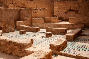An ancient building in Marrakech, Morocco