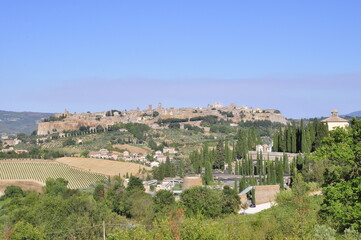Obraz premium Panoramic view of Orvieto, in Umbria