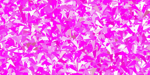 Light pink vector texture with random triangles.