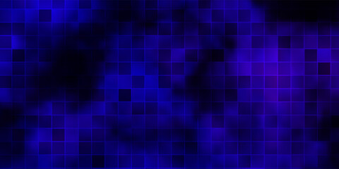 Dark Purple vector template with rectangles.