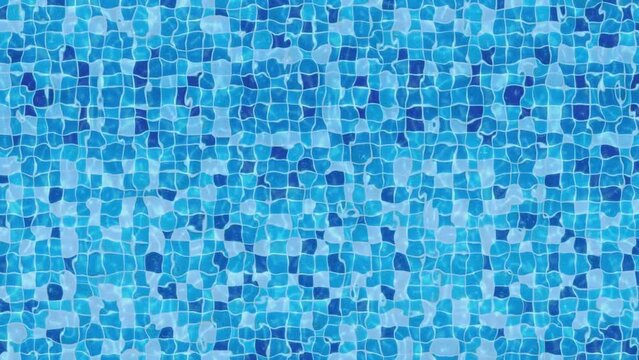 Swimming pool animated water wave. Water Caustic Background. animated water wave.