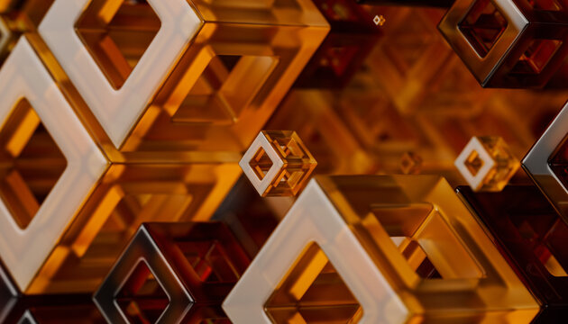 Abstract cubes