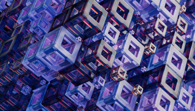 Abstract cubes