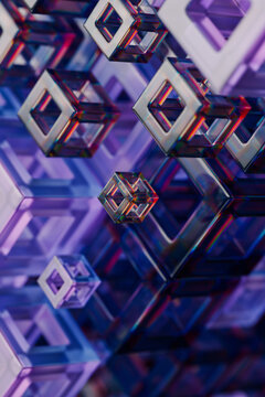 Abstract cubes