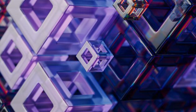 Abstract cubes