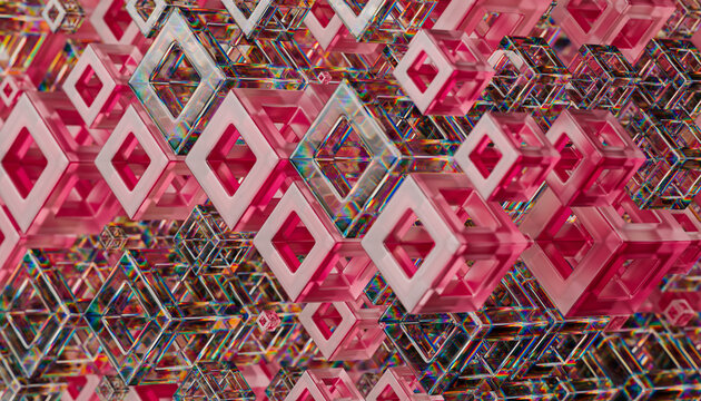Abstract cubes