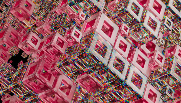 Abstract cubes
