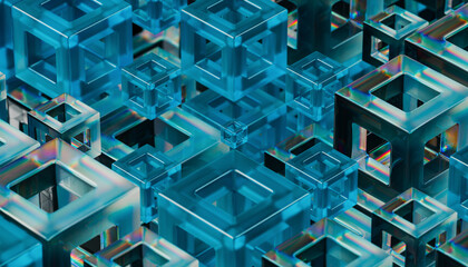 Abstract cubes