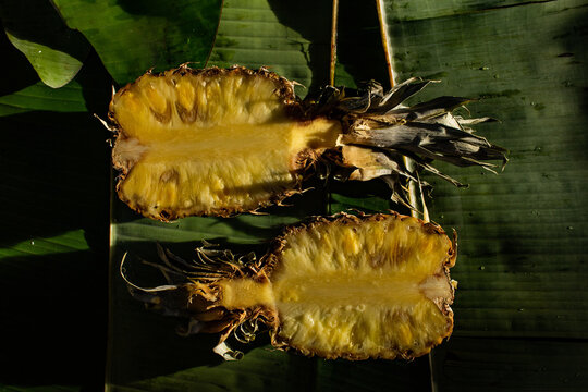 Whole Sliced Pineapple - Powered by Adobe