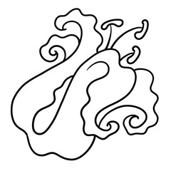 Beautiful flowers hand drawing. Decorative element for birthday party, wedding invitation, summer holyday mood. Botanical floral, garden theme.