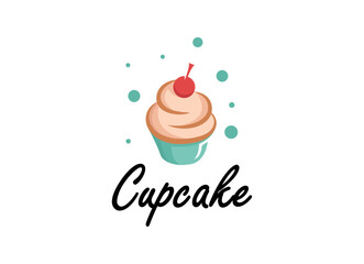 Sweet Cake Logo Cupcake Logo Icon