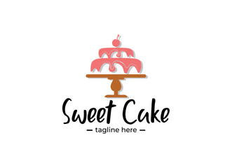 Sweet Cake Logo Cupcake Logo Icon