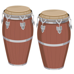Congas Illustration musical instrument 
