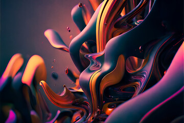Abstract background with geometrical forms. Digital illustration.