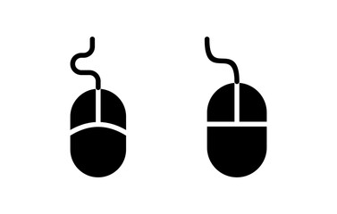 Mouse icon vector illustration. click sign and symbol. pointer icon vector.