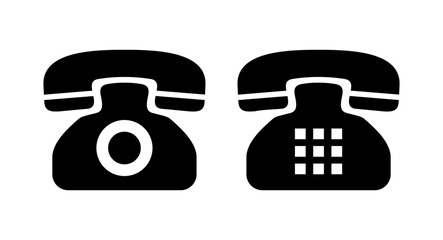 Telephone icon vector illustration. phone sign and symbol