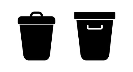 Trash icon vector illustration. trash can icon. delete sign and symbol.
