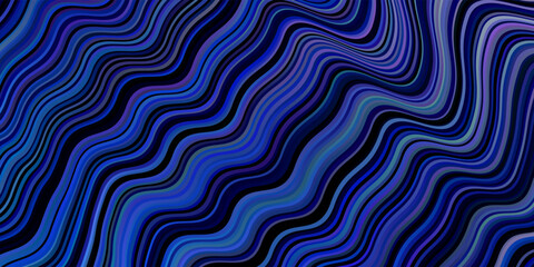 Dark Pink, Blue vector pattern with wry lines.