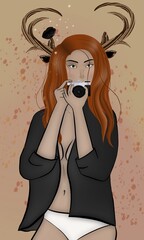 girl with a camera