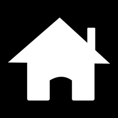 home, icon, home icon, black and white home icon