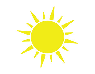 Cute Yellow Sun Transparent Clipart