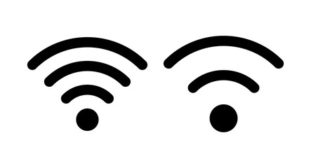 Wifi icon vector illustration. signal sign and symbol. Wireless  icon