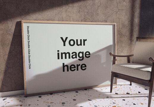 Curved Gallery Scene Mockup 11