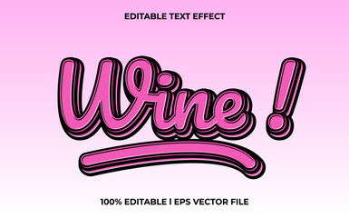 Bread 3d text effect and editable text, template 3d style use for business tittle